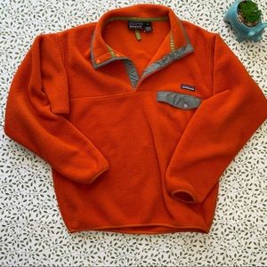 Patagonia vintage synchilla orange pullover